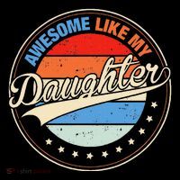Awesome Like My Daughter Retro Funny FatherS Day Coffee Mug thumb 5