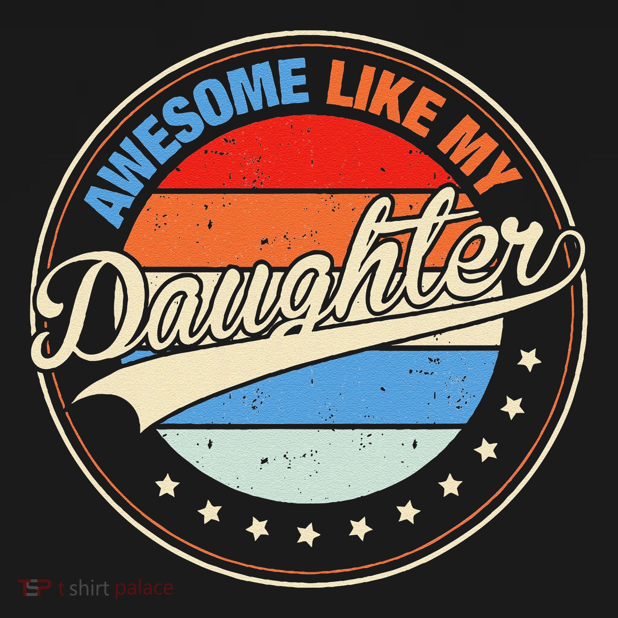 Awesome Like My Daughter Retro Funny FatherS Day Women's Hoodie
