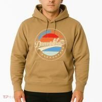 Awesome Like My Daughter Retro Funny FatherS Day Hoodie thumb 2