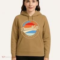 Awesome Like My Daughter Retro Funny FatherS Day Hoodie thumb 5