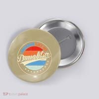 Awesome Like My Daughter Retro Funny FatherS Day Button thumb 0