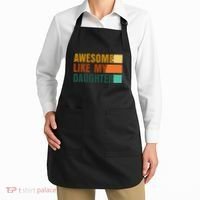 Awesome Like My Daughter Man Funny Fathers Day Dad Apron thumb 2