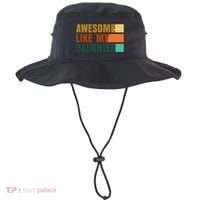 Awesome Like My Daughter Man Funny Fathers Day Dad Bucket Hat thumb 0