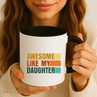 Awesome Like My Daughter Man Funny Fathers Day Dad Coffee Mug thumb 3