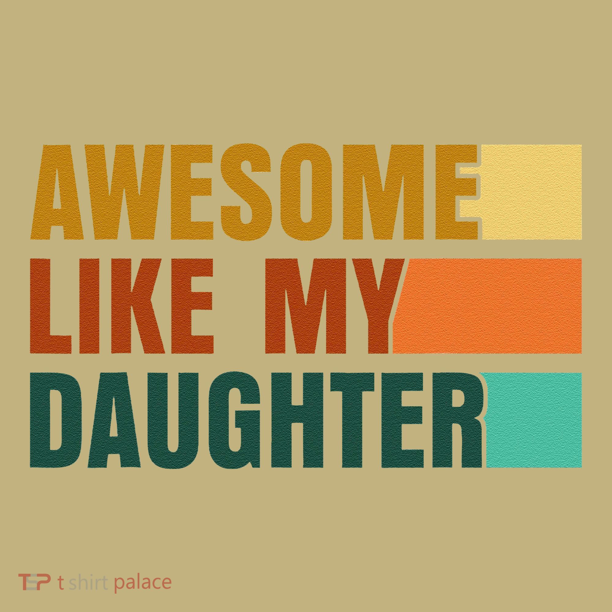 Awesome Like My Daughter Man Funny Fathers Day Dad Mousepad