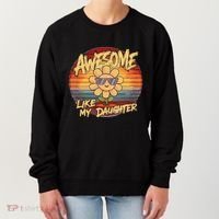 Awesome Like My Daughter Dad FatherS Day Women's Sweatshirt thumb 0
