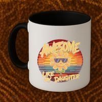 Awesome Like My Daughter Dad FatherS Day Coffee Mug thumb 2