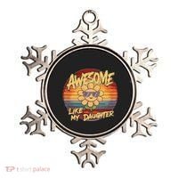 Awesome Like My Daughter Dad FatherS Day Ornament thumb 0