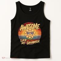Awesome Like My Daughter Dad FatherS Day Tank Top thumb 2