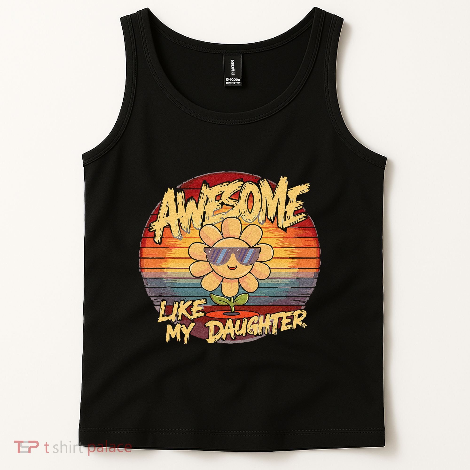 Awesome Like My Daughter Dad FatherS Day Tank Top