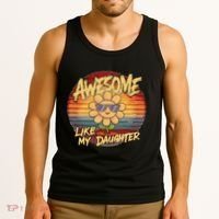 Awesome Like My Daughter Dad FatherS Day Tank Top thumb 3