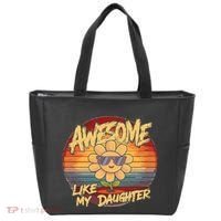 Awesome Like My Daughter Dad FatherS Day Tote Bag thumb 0