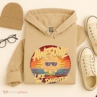 Awesome Like My Daughter Dad FatherS Day Hoodie thumb 4