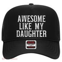 Awesome Like My Daughter Funny Mothers Fathers Day Mom Dad Hat thumb 0