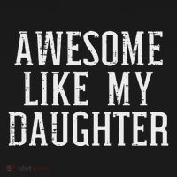 Awesome Like My Daughter Funny Mothers Fathers Day Mom Dad Visor thumb 3