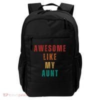 Awesome Like My Aunt Niece Nephew Gift Backpack thumb 0