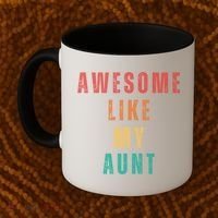 Awesome Like My Aunt Niece Nephew Gift Coffee Mug thumb 2