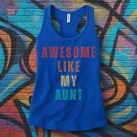 Awesome Like My Aunt Niece Nephew Gift Women's Tank Top thumb 3