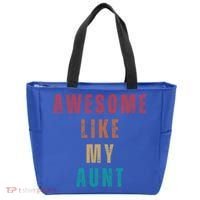 Awesome Like My Aunt Niece Nephew Gift Tote Bag thumb 0