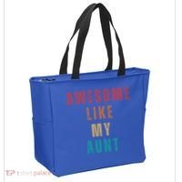 Awesome Like My Aunt Niece Nephew Gift Tote Bag thumb 2