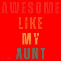 Awesome Like My Aunt Niece Nephew Gift Santa Hat thumb 1