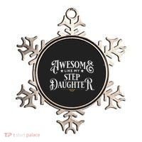 Awesome Like My Stepdaughter FatherS Day Dad Ornament thumb 0