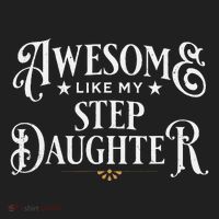 Awesome Like My Stepdaughter FatherS Day Dad Hat thumb 2