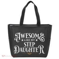 Awesome Like My Stepdaughter FatherS Day Dad Tote Bag thumb 0