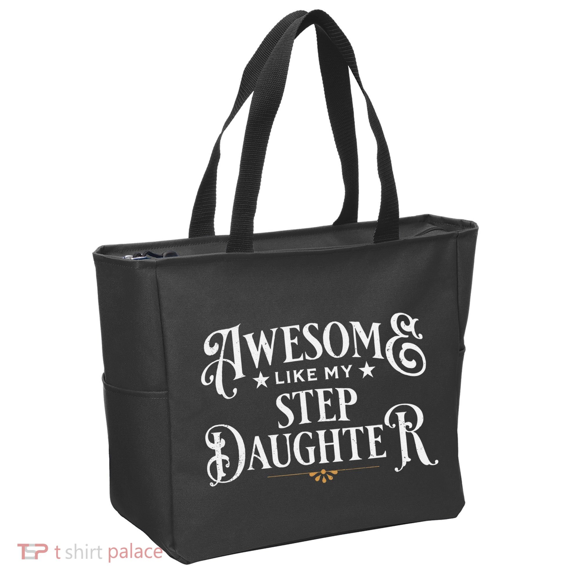 Awesome Like My Stepdaughter FatherS Day Dad Tote Bag