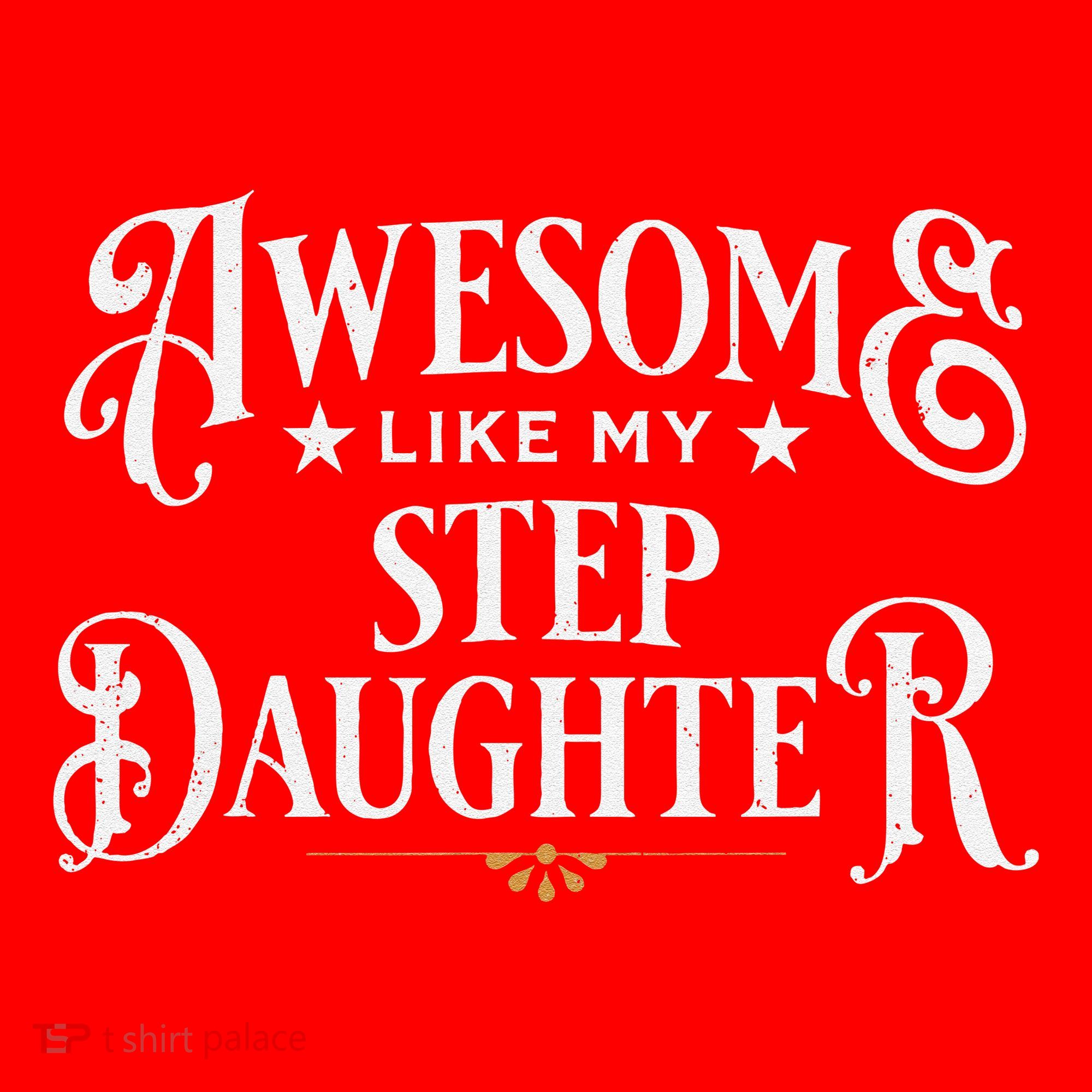 Awesome Like My Stepdaughter FatherS Day Dad Santa Hat