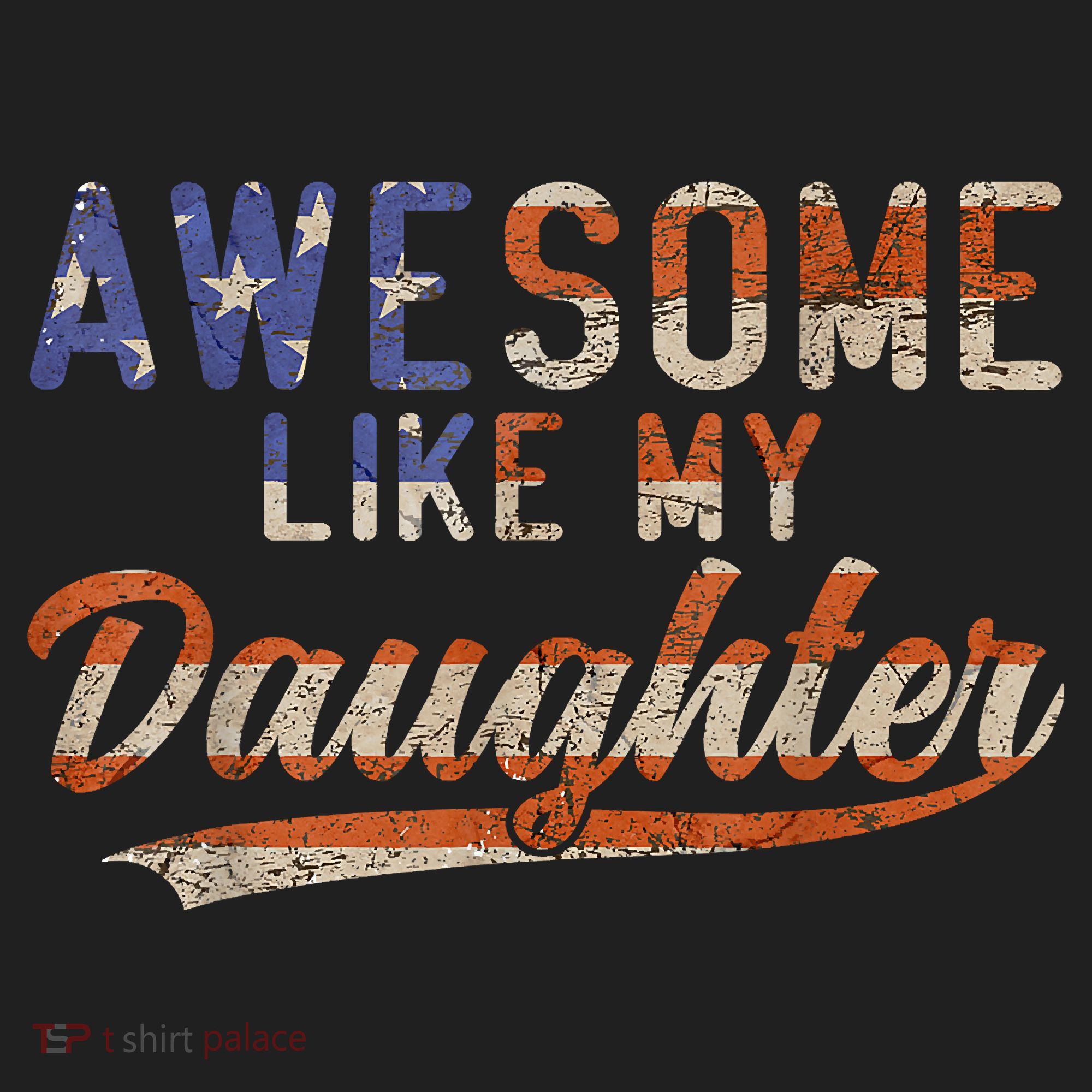 Awesome Like My Daughter Retro Men Funny Dad Fathers Day Dad Beanie