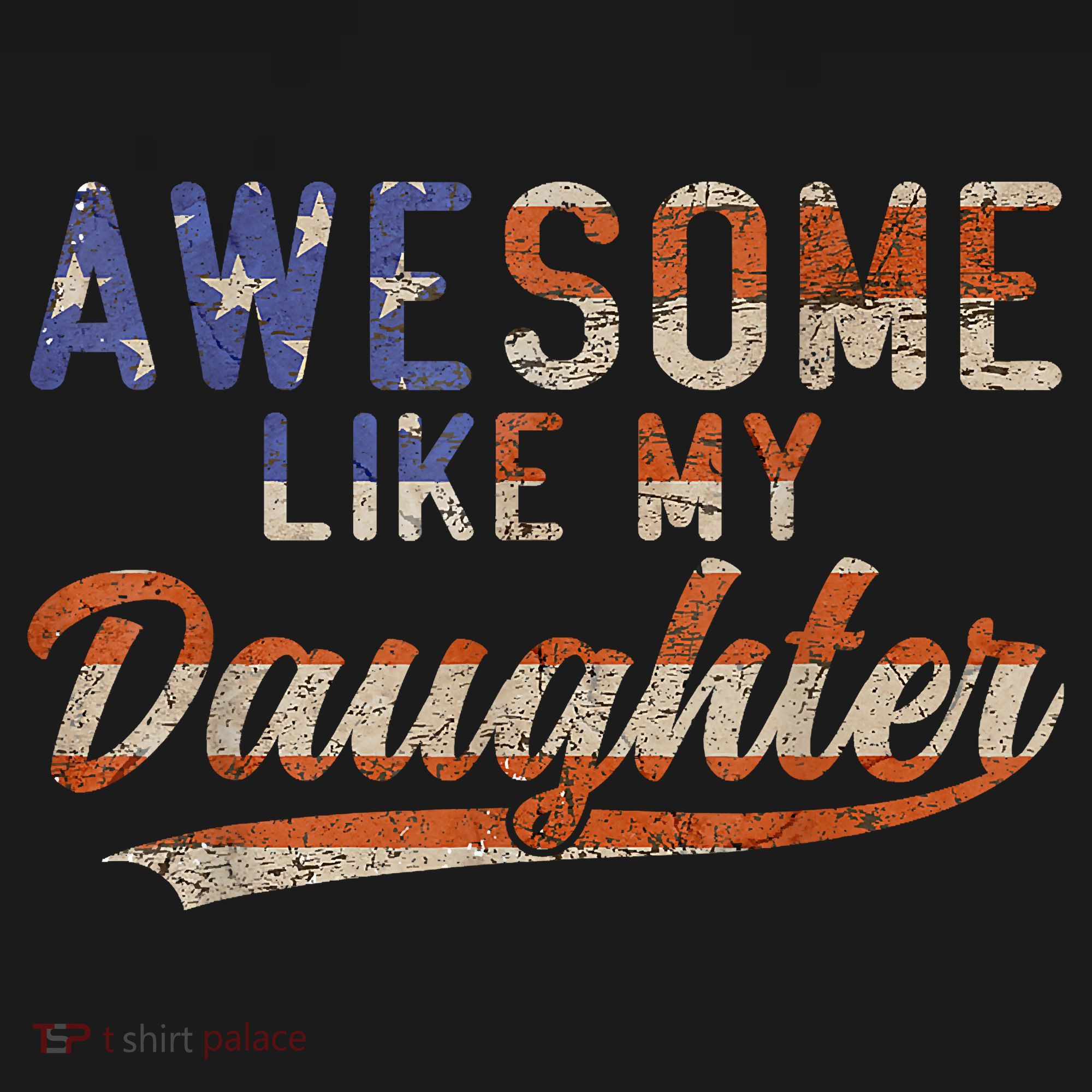 Awesome Like My Daughter Retro Men Funny Dad Fathers Day Dad Women's Hoodie