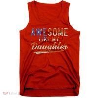 Awesome Like My Daughter Retro Men Funny Dad Fathers Day Dad Tank Top thumb 0