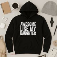 Awesome Like My Daughter Dad Fathers Day Hoodie thumb 3