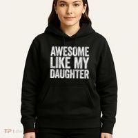 Awesome Like My Daughter Dad Fathers Day Hoodie thumb 5