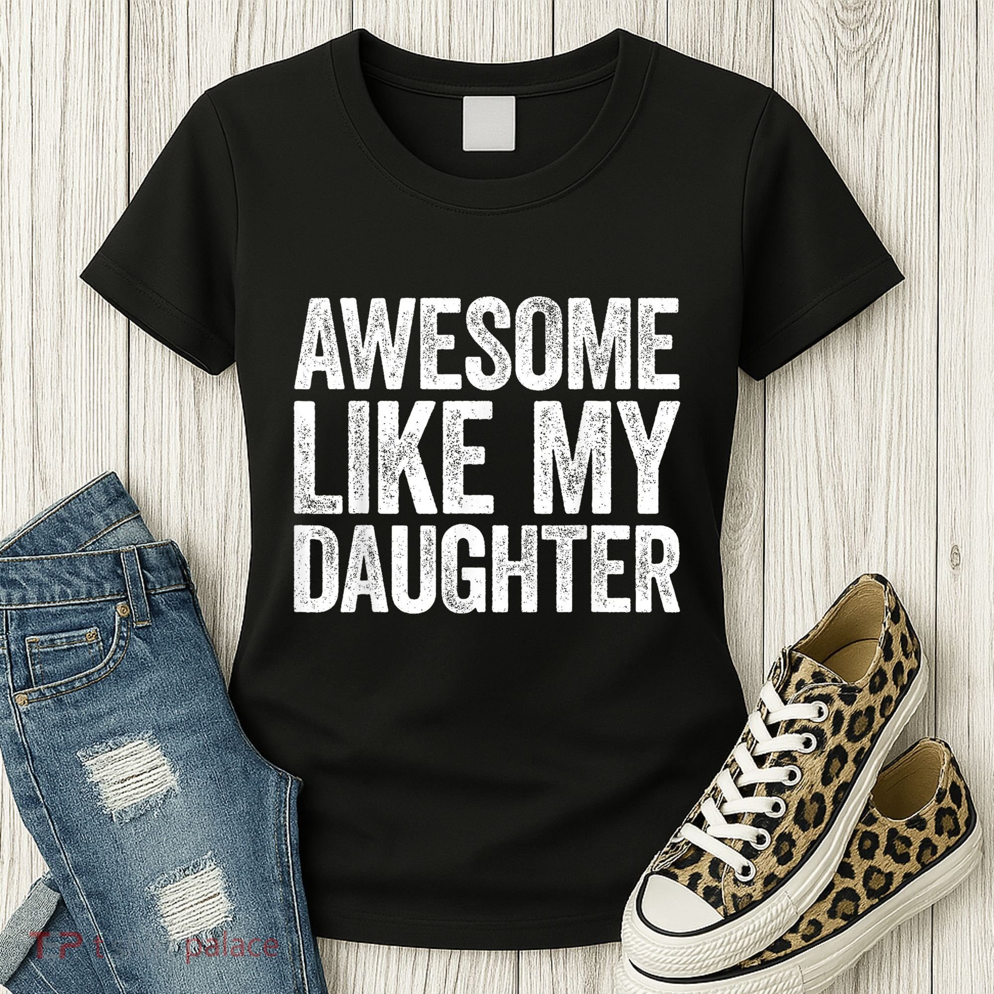 Awesome Like My Daughter Dad Fathers Day Women's T-Shirt