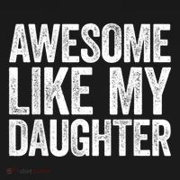 Awesome Like My Daughter Dad Fathers Day Women's T-Shirt thumb 6