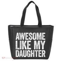 Awesome Like My Daughter Dad Fathers Day Tote Bag thumb 0