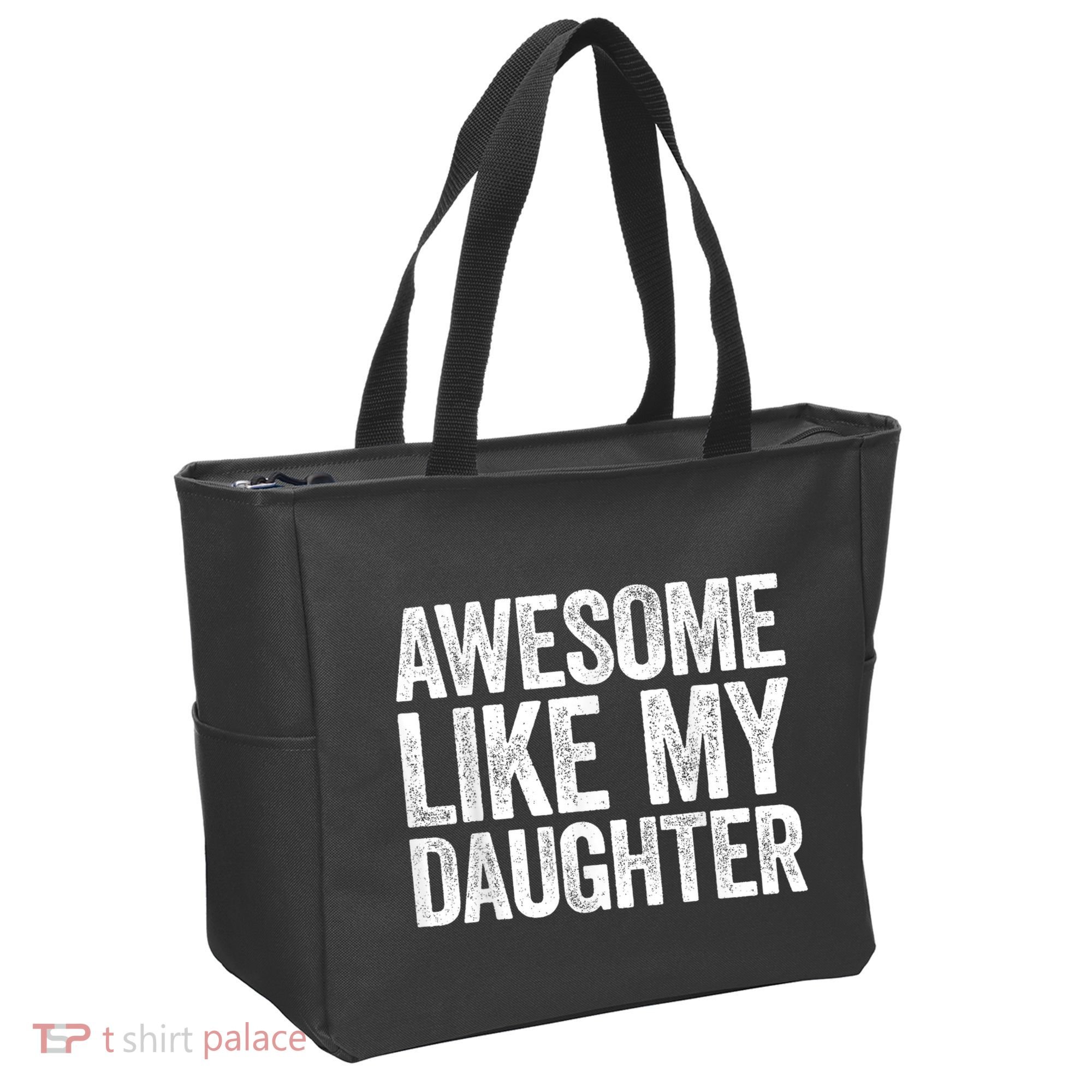 Awesome Like My Daughter Dad Fathers Day Tote Bag