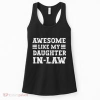 Awesome Like My Daughter In Law FatherS Day From Daughter Women's Tank Top thumb 0