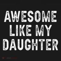 Awesome Like My Daughter Fathers Day Dad Gifts From Daughter Women's Hoodie thumb 2