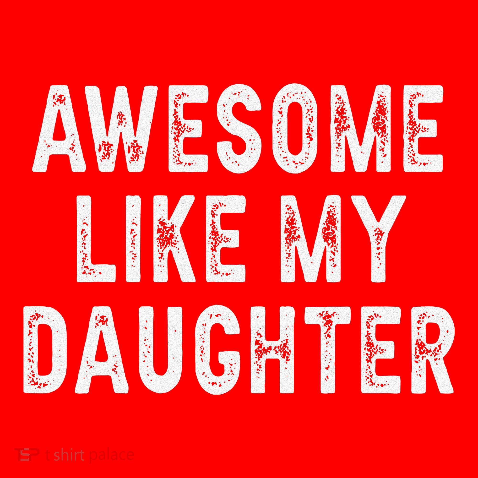 Awesome Like My Daughter Fathers Day Dad Gifts From Daughter Santa Hat