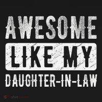 Awesome Like My Daughter In Law Family Lovers. Step Dad Mom Coaster thumb 2
