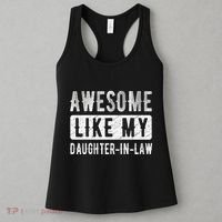 Awesome Like My Daughter In Law Family Lovers. Step Dad Mom Women's Tank Top thumb 3