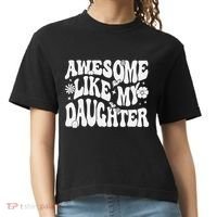 Awesome Like My Daughter Comfort Colors Boxy T-Shirt thumb 0