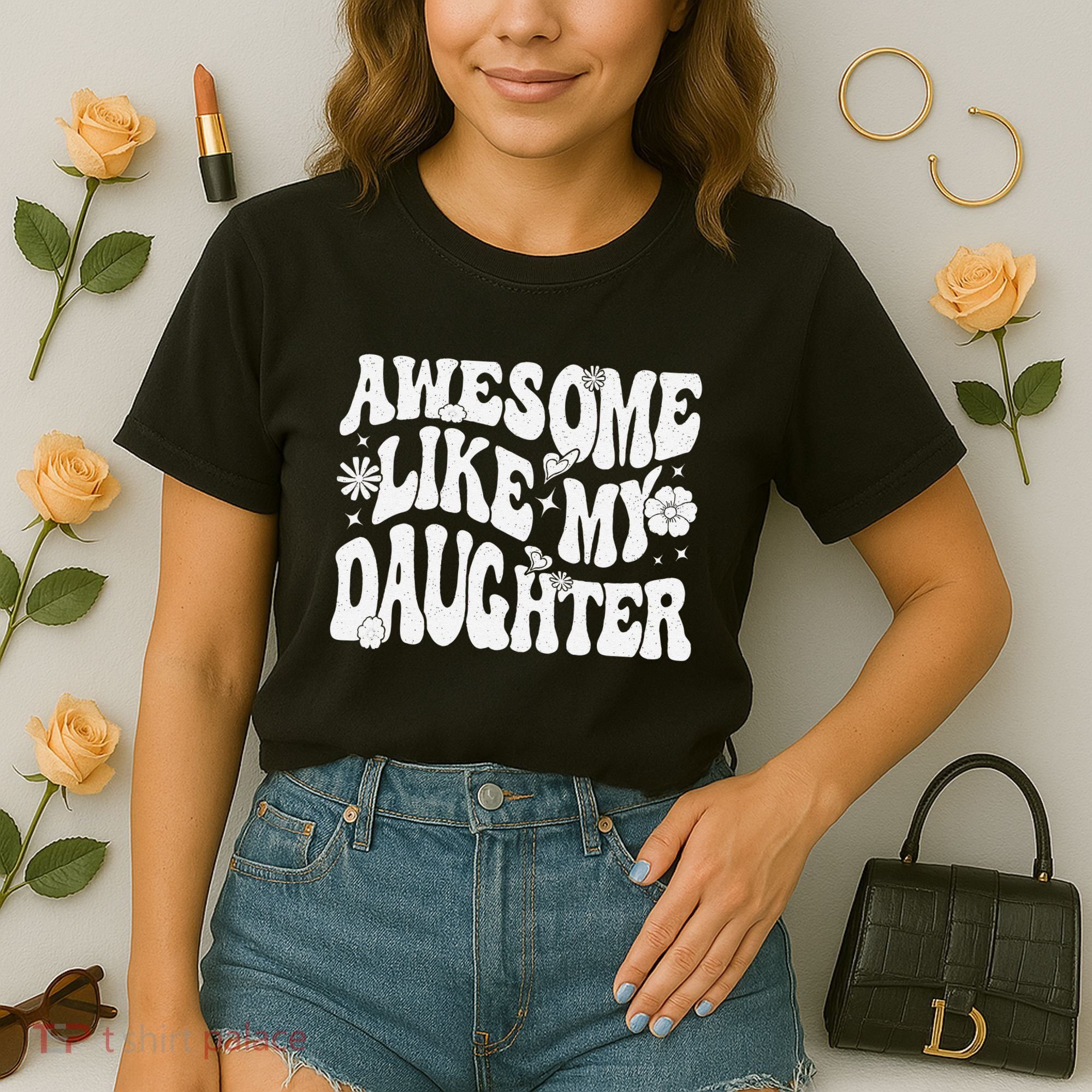 Awesome Like My Daughter Comfort Colors Boxy T-Shirt