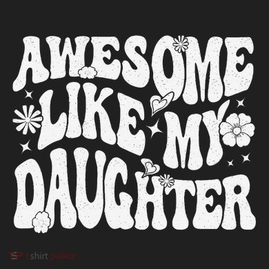 Awesome Like My Daughter Comfort Colors Boxy T-Shirt