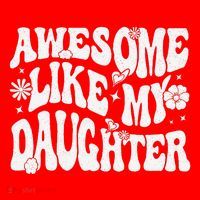 Awesome Like My Daughter Santa Hat thumb 1