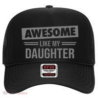Awesome Like My Daughter Dad For Fathers Day Hat thumb 0