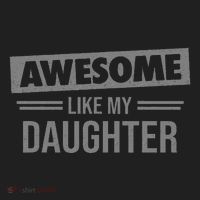 Awesome Like My Daughter Dad For Fathers Day Hat thumb 2
